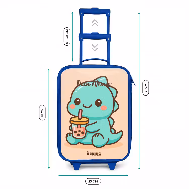 Kinderkoffer Blau - Kawai - Dino - Bubbletea — 7