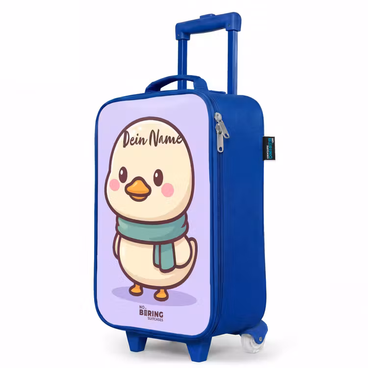 Kinderkoffer Blau - Kawai - Ente - Halstuch — 8