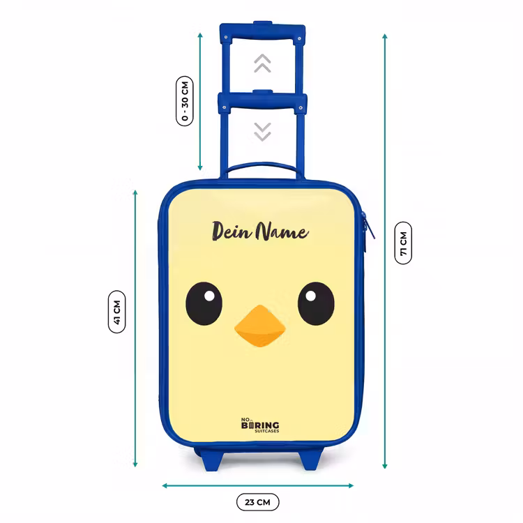 Kinderkoffer Blau - Kawai - Küken - Gelb — 7