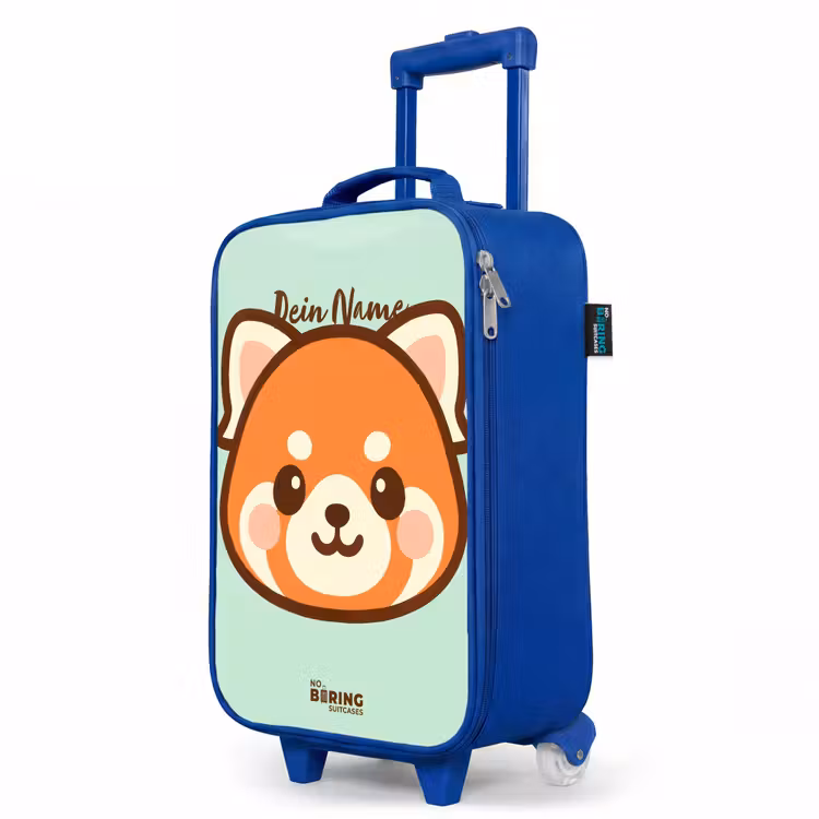 Kinderkoffer Blau - Kawai - Roter Panda - Grün — 8