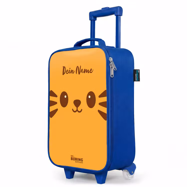 Kinderkoffer Blau - Kawai - Tiger - Orange — 8