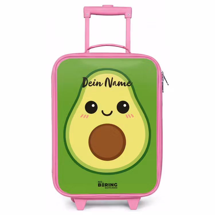 Kinderkoffer Rosa - Kawai - Avocado - Grün — 1