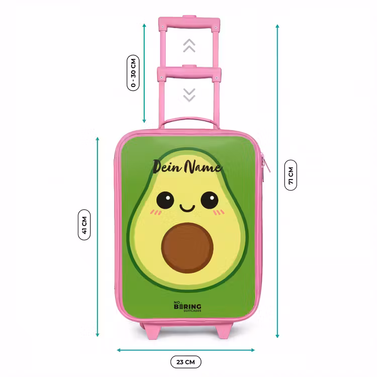 Kinderkoffer Rosa - Kawai - Avocado - Grün — 7