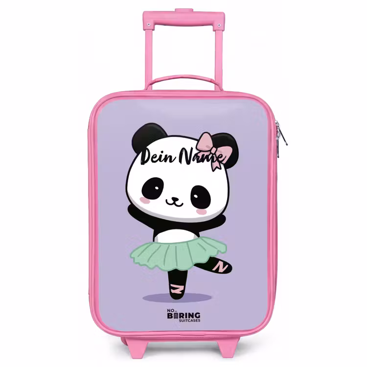 Kinderkoffer Rosa - Kawai - Ballett - Panda — 1