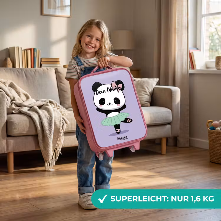 Kinderkoffer Rosa - Kawai - Ballett - Panda — 3