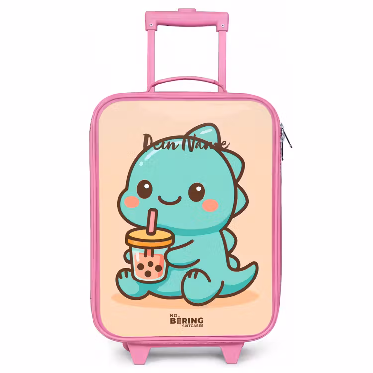 Kinderkoffer Rosa - Kawai - Dino - Bubbletea — 1
