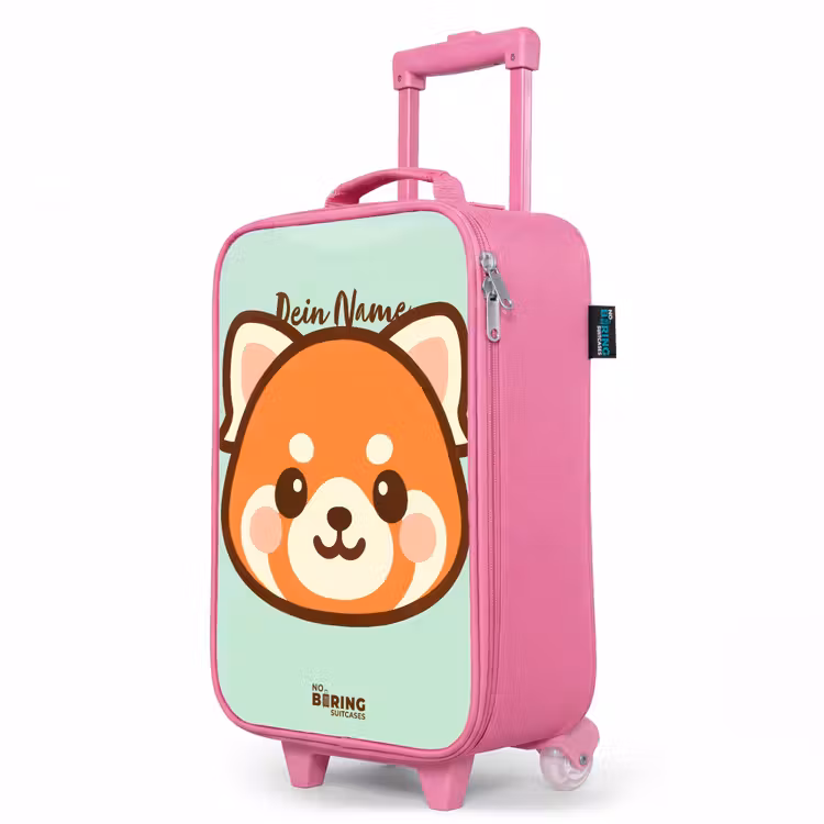 Kinderkoffer Rosa - Kawai - Roter Panda - Grün — 8