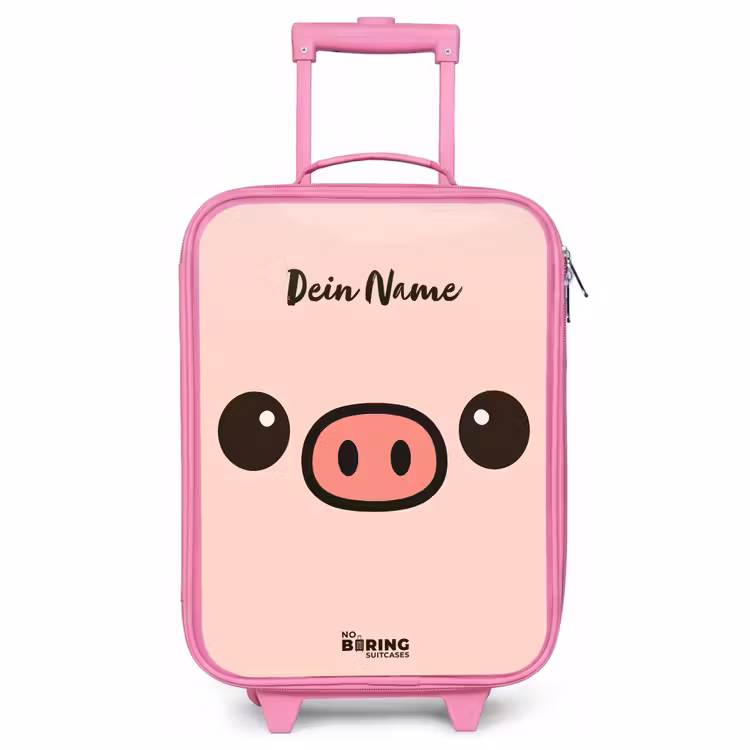 Kinderkoffer Rosa - Kawai - Schwein - Rosa — 1