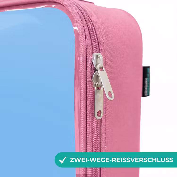 Kinderkoffer Rosa - Kawai - Vogel - Blau — 5