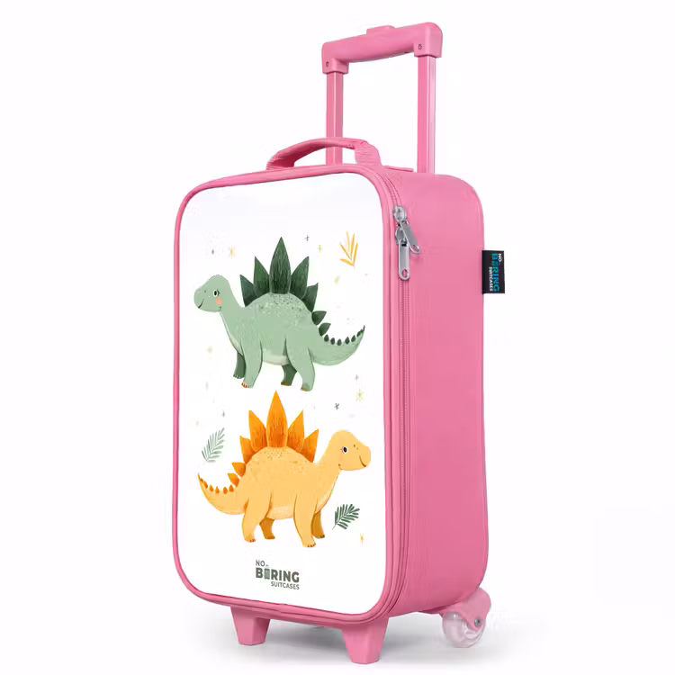 Kinderkoffer Rosa - Fröhliche Stegosaurus-Freunde — 8
