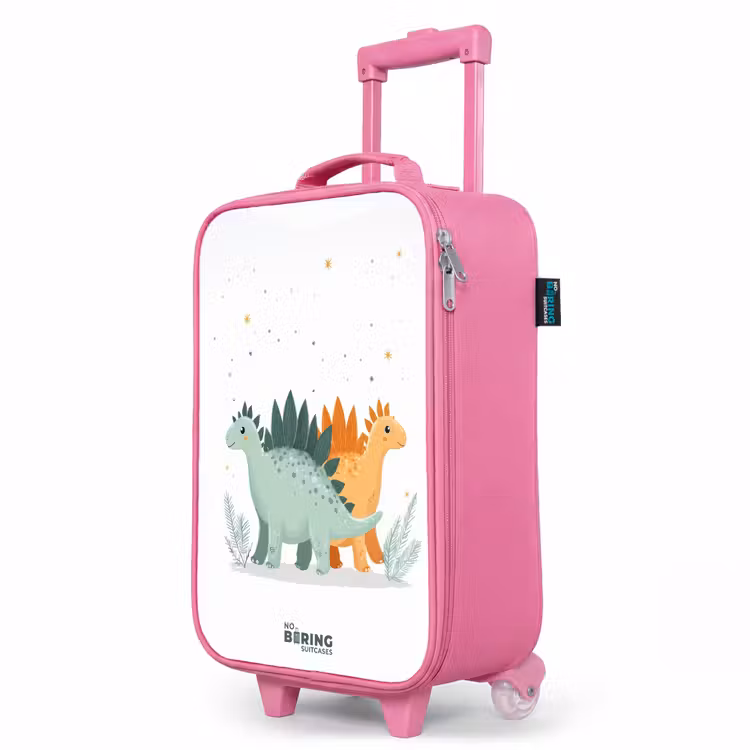Kinderkoffer Rosa - Stegosaurus-Duo unter Sternenhimmel — 8
