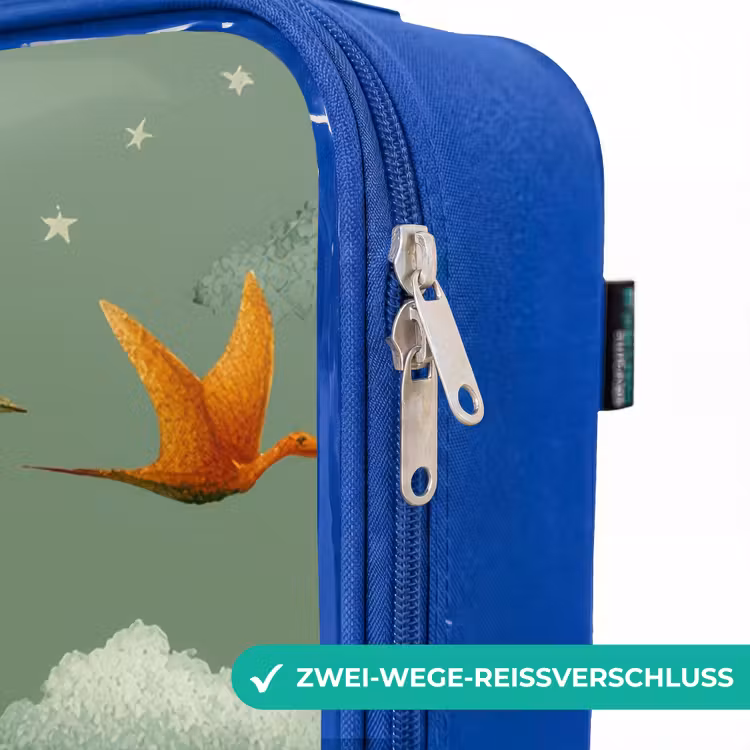 Kinderkoffer Blau - Fliegende Pterosaurier zwischen den Sternen — 5