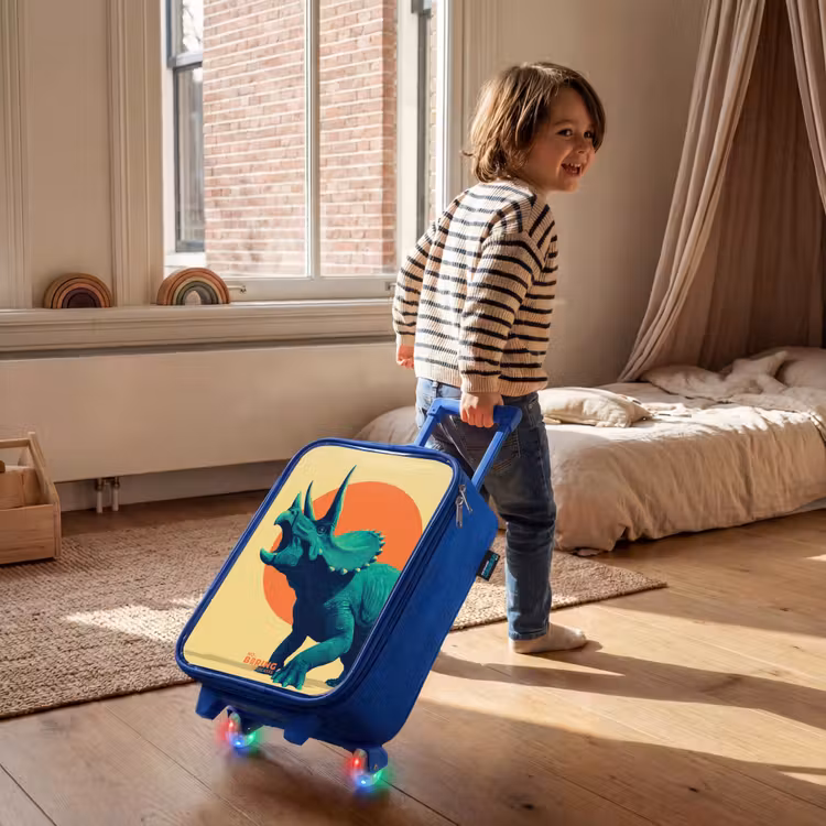 Kinderkoffer Blau - Hornkrieger in der Sonne — 2