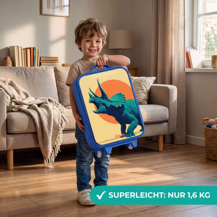 Kinderkoffer Blau - Hornkrieger in der Sonne — 3