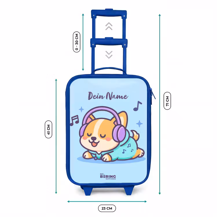 Kinderkoffer Blau - Kawai - Hund - Musik — 7