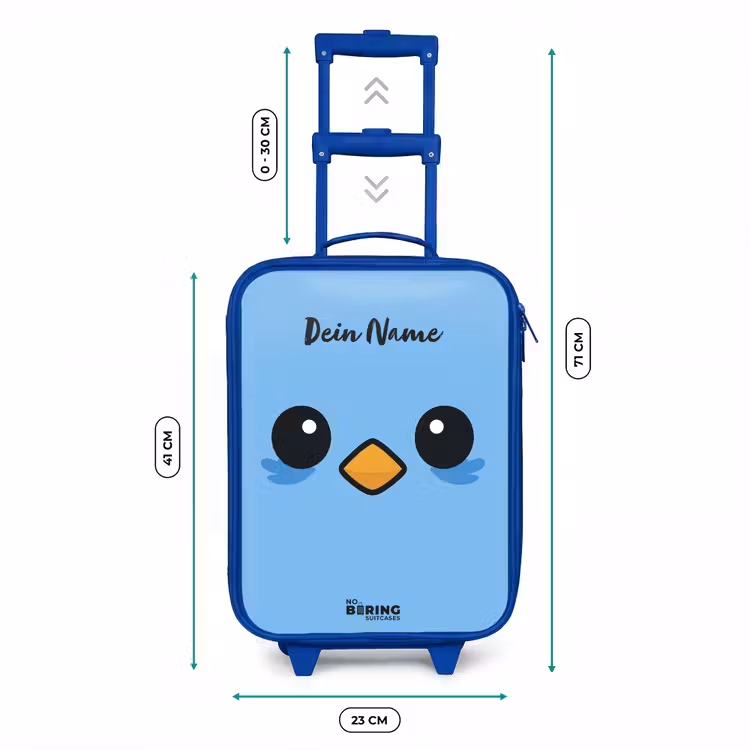 Kinderkoffer Blau - Kawai - Vogel - Blau — 7