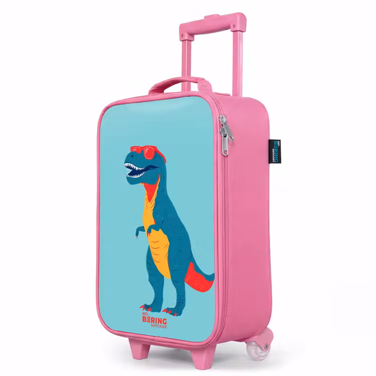 Kinderkoffer Rosa - Cooler T. rex mit Sonnenbrille — 8