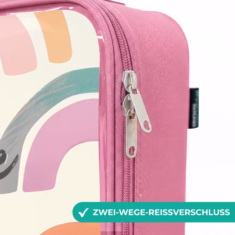 Kinderkoffer Rosa - Regenbögen — 5