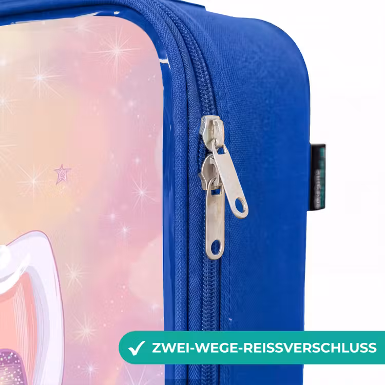 Kinderkoffer Blau - Einhorn — 5