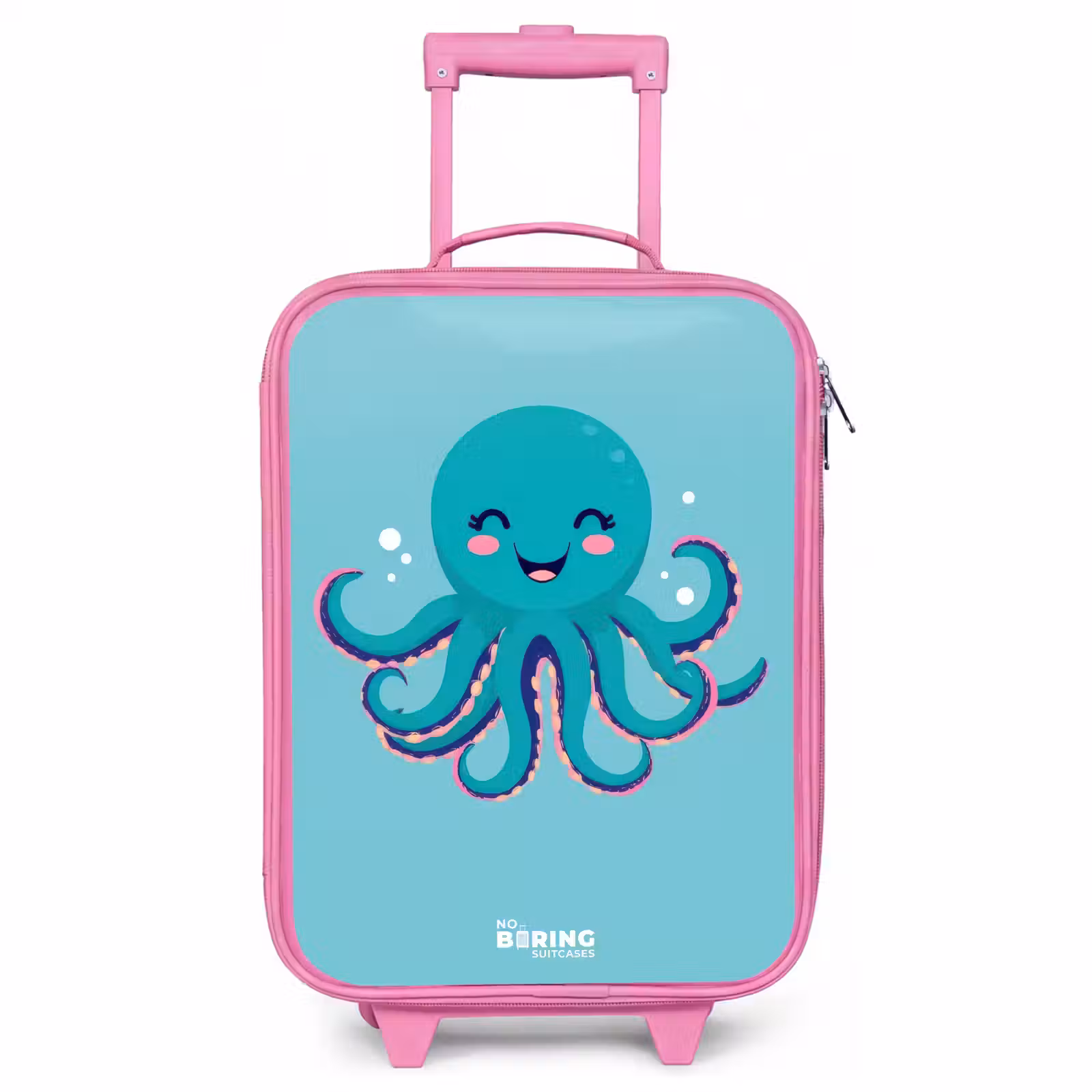Kinderkoffer Rosa - Oktopus - Wasser - Blau — 1