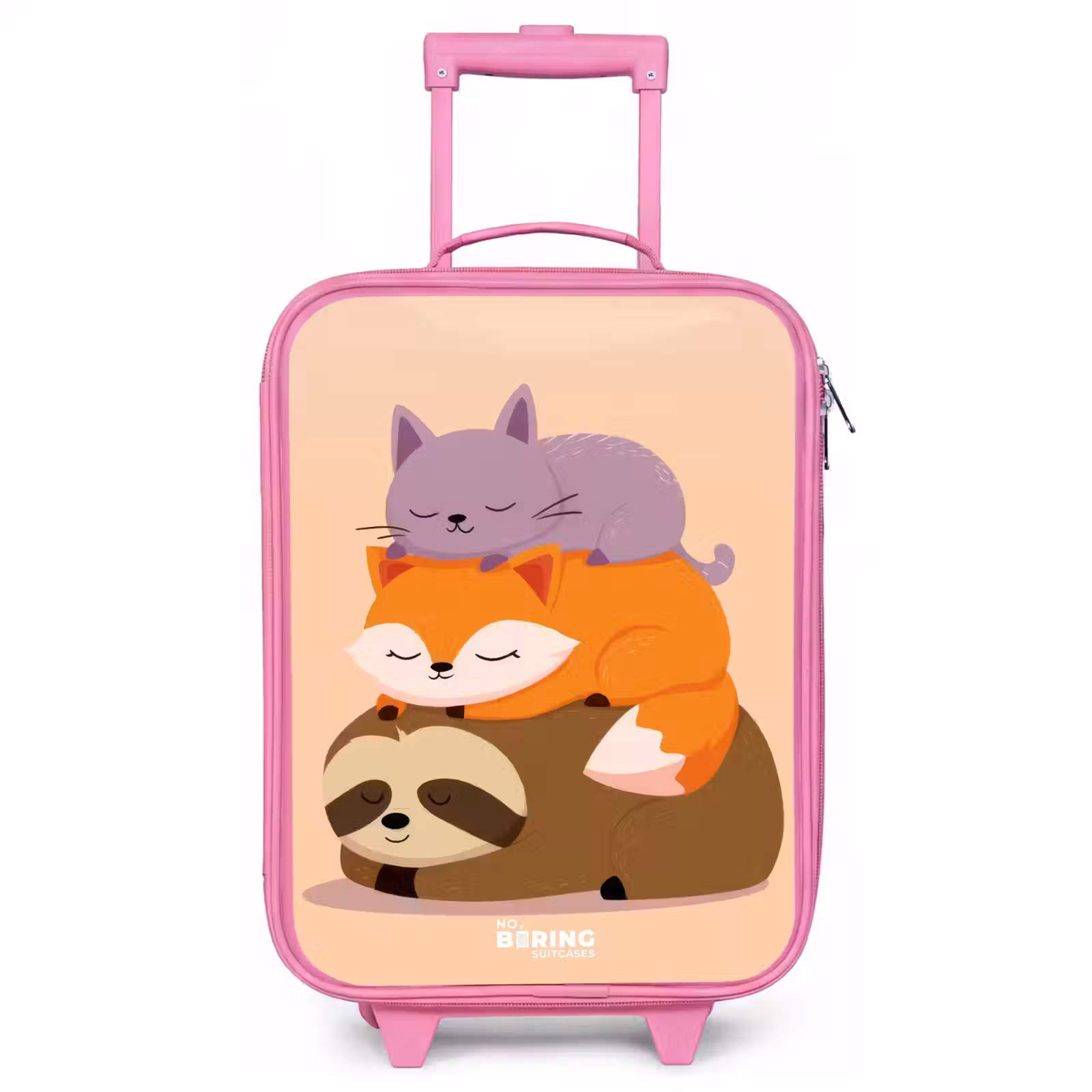 Kinderkoffer Rosa - Tiere - Schlafen - Gemeinsam — 1