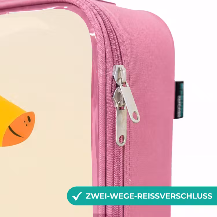 Kinderkoffer Rosa - Giraffe - Tier - Farbenfroh — 5