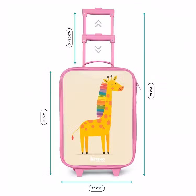 Kinderkoffer Rosa - Giraffe - Tier - Farbenfroh — 7