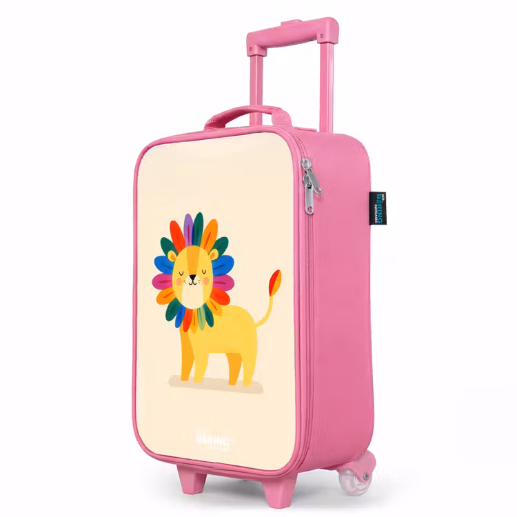 Kinderkoffer Rosa - Löwe - Mähne - Farbenfroh — 8