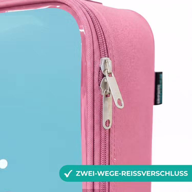 Kinderkoffer Rosa - Oktopus - Wasser - Blau — 5