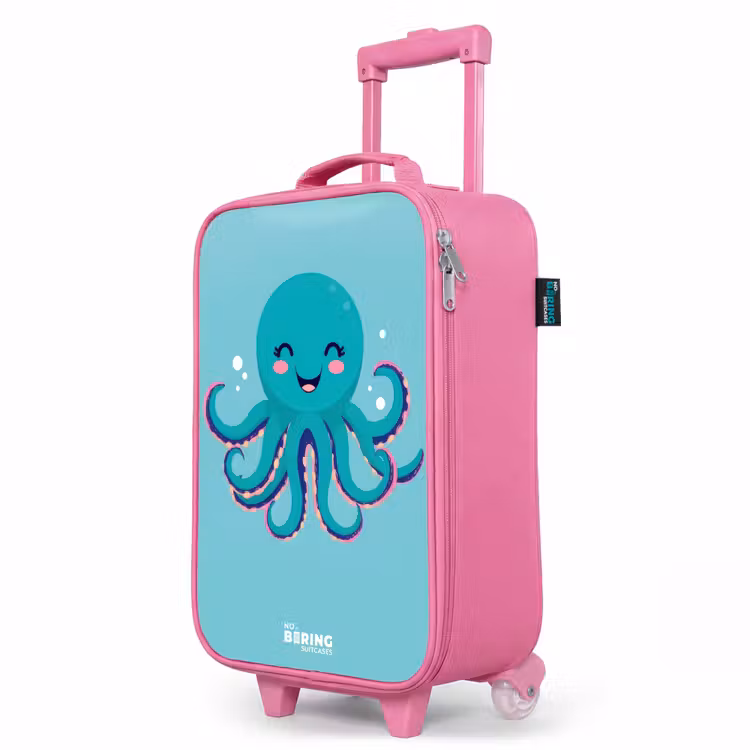 Kinderkoffer Rosa - Oktopus - Wasser - Blau — 8