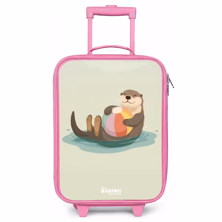 Kinderkoffer Rosa - Otter - Strandball - Wasser — 1