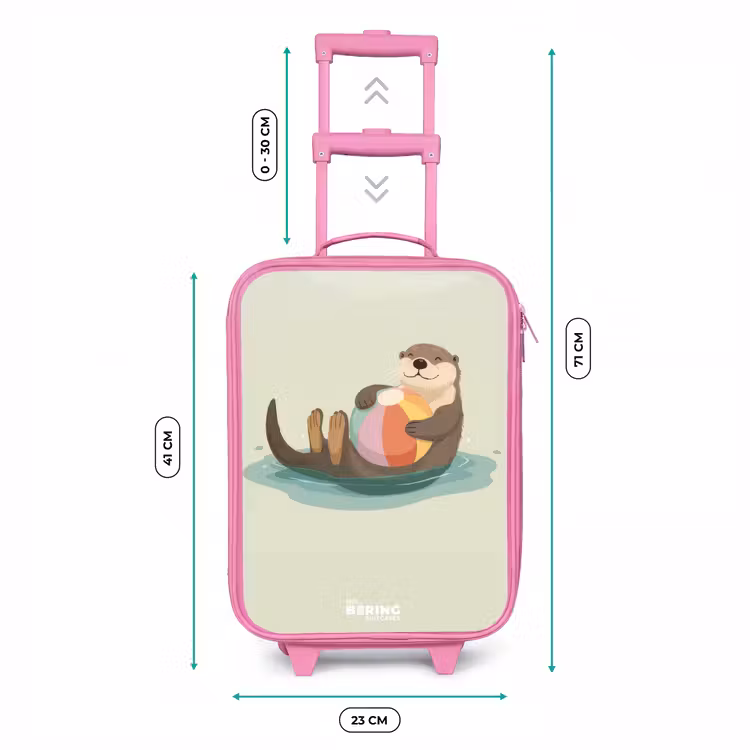 Kinderkoffer Rosa - Otter - Strandball - Wasser — 7