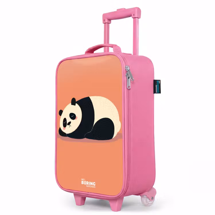 Kinderkoffer Rosa - Panda - Schlafend - Orange — 8
