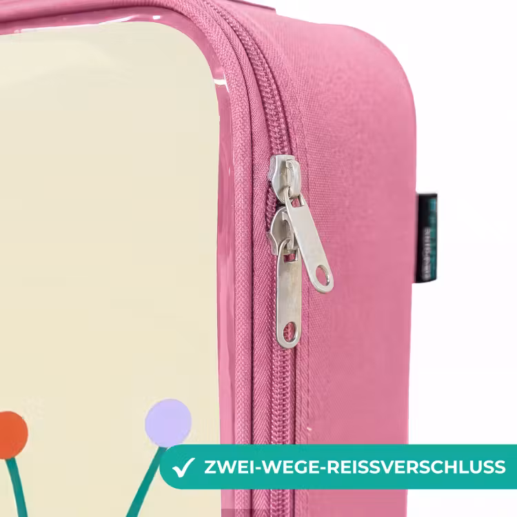 Kinderkoffer Rosa - Schnecke - Regenbogen - Farbenfroh — 5