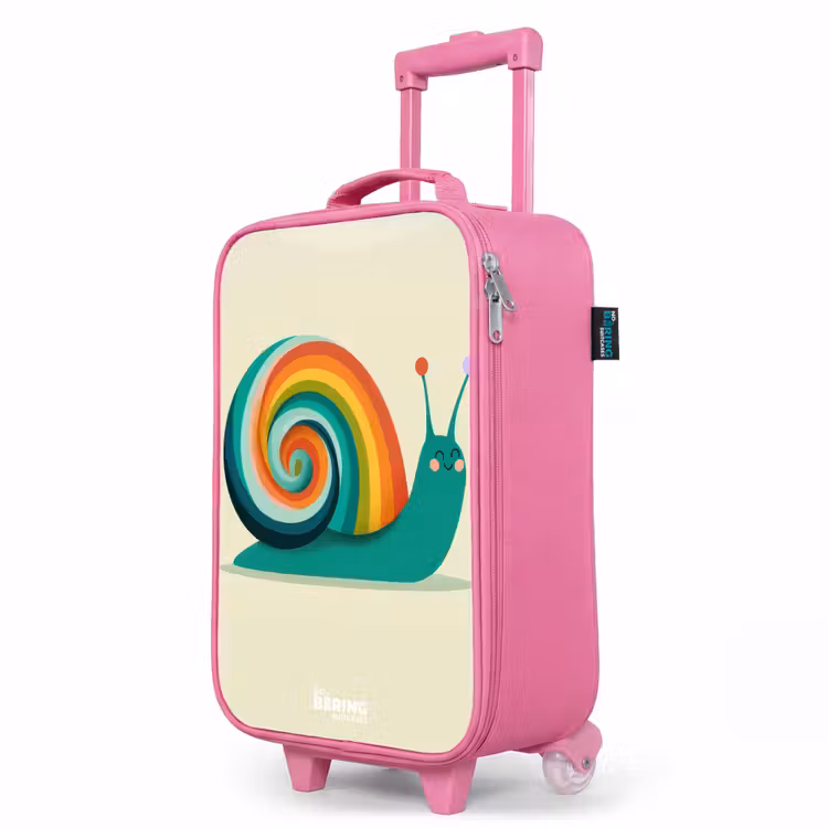 Kinderkoffer Rosa - Schnecke - Regenbogen - Farbenfroh — 8