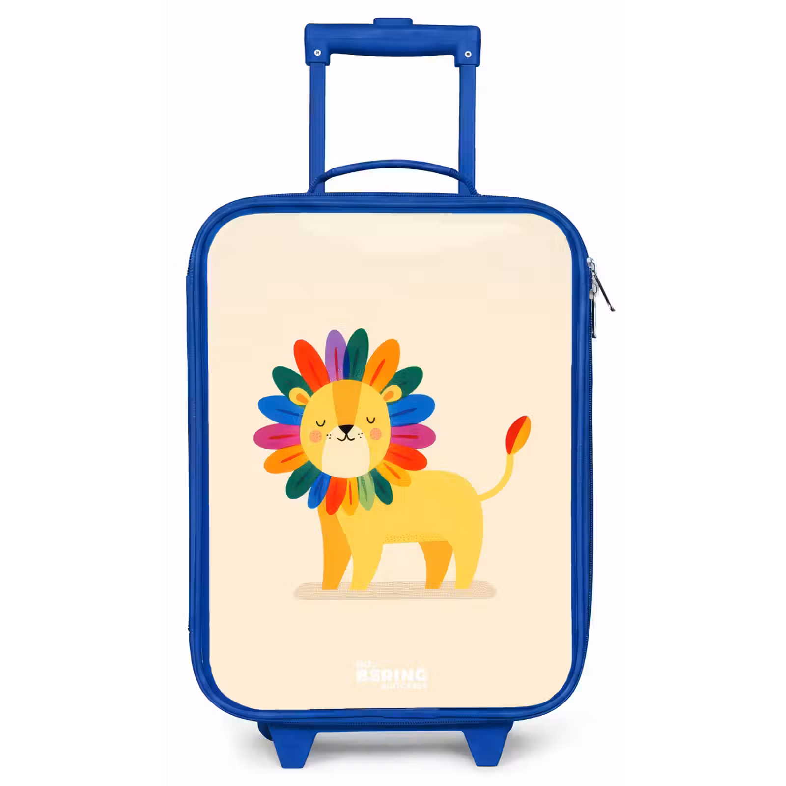 Kinderkoffer Blau - Löwe - Mähne - Farbenfroh — 1