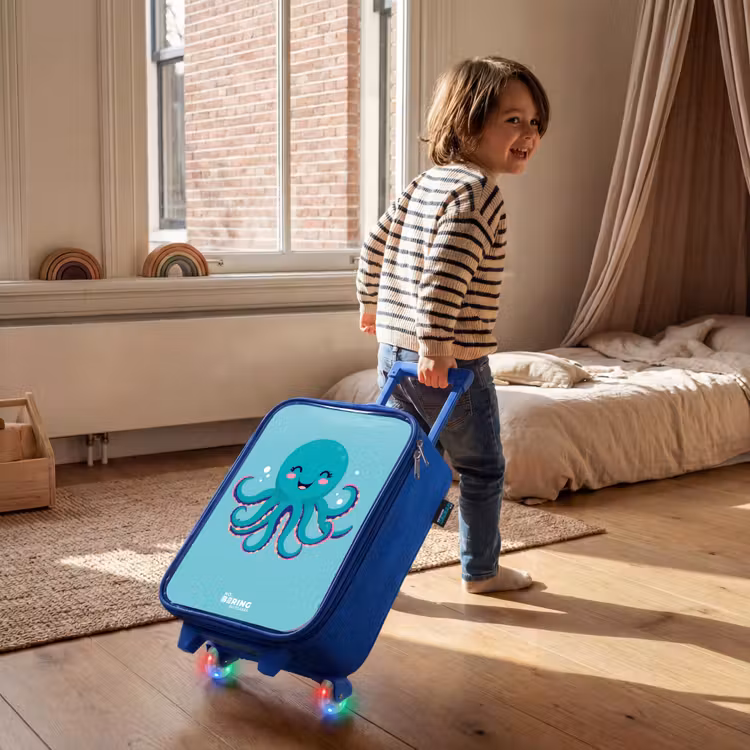 Kinderkoffer Blau - Oktopus - Wasser - Blau — 2