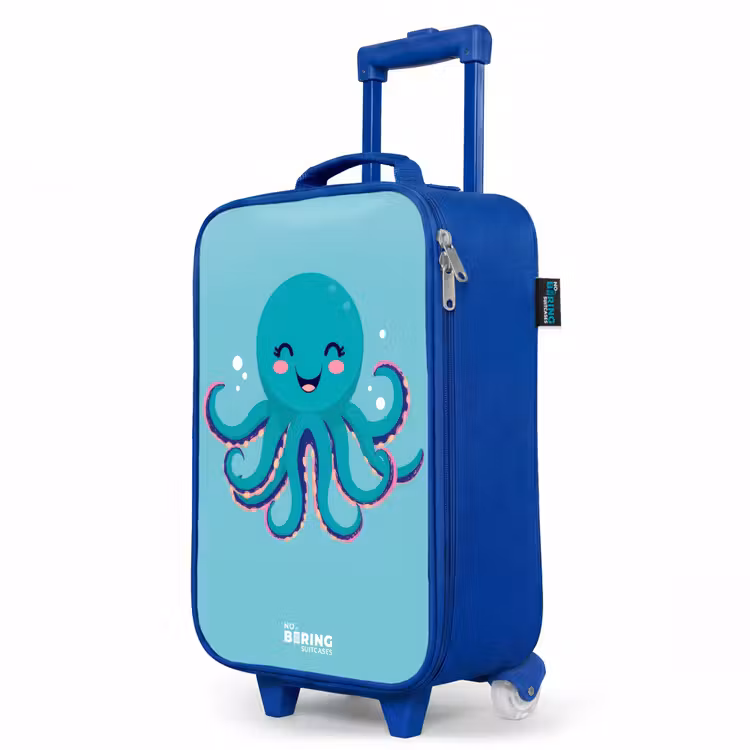 Kinderkoffer Blau - Oktopus - Wasser - Blau — 8