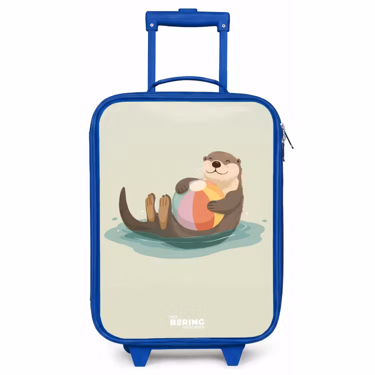 Kinderkoffer Blau - Otter - Strandball - Wasser — 1