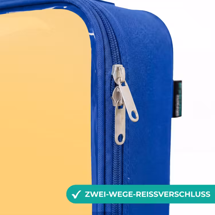 Kinderkoffer Blau - Panda - Stufe - Gelb — 5