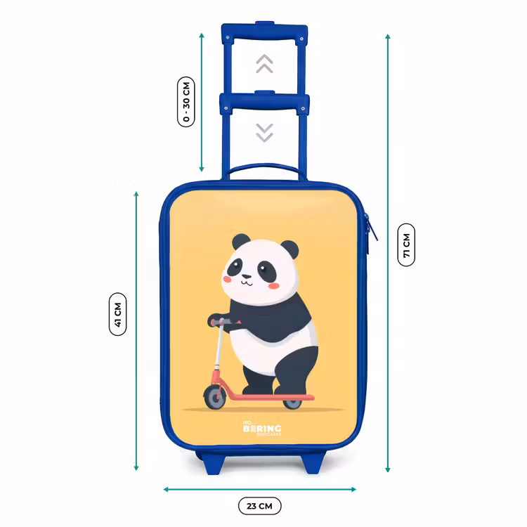 Kinderkoffer Blau - Panda - Stufe - Gelb — 7