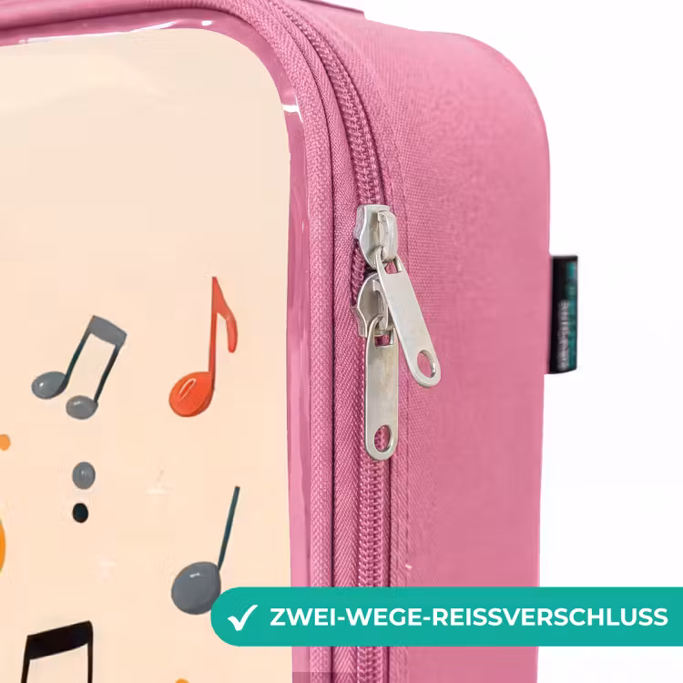 Kinderkoffer Rosa - Maus - Saxophon - Musik — 5