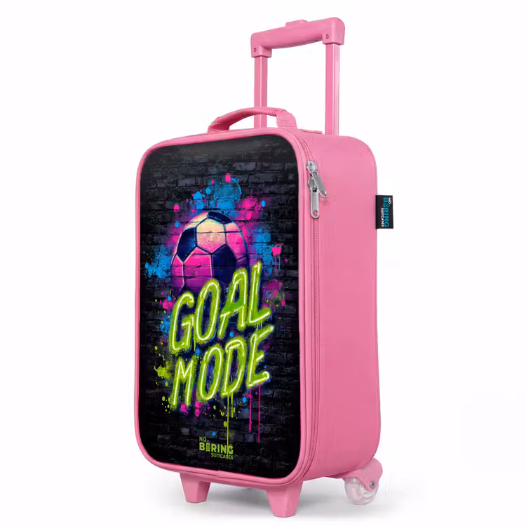 Kinderkoffer Rosa - Neon - Graffiti - Fußball - Farbenfroh — 8