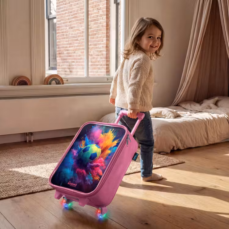 Kinderkoffer Rosa - Neon - Kugel - Farbenfroh — 2