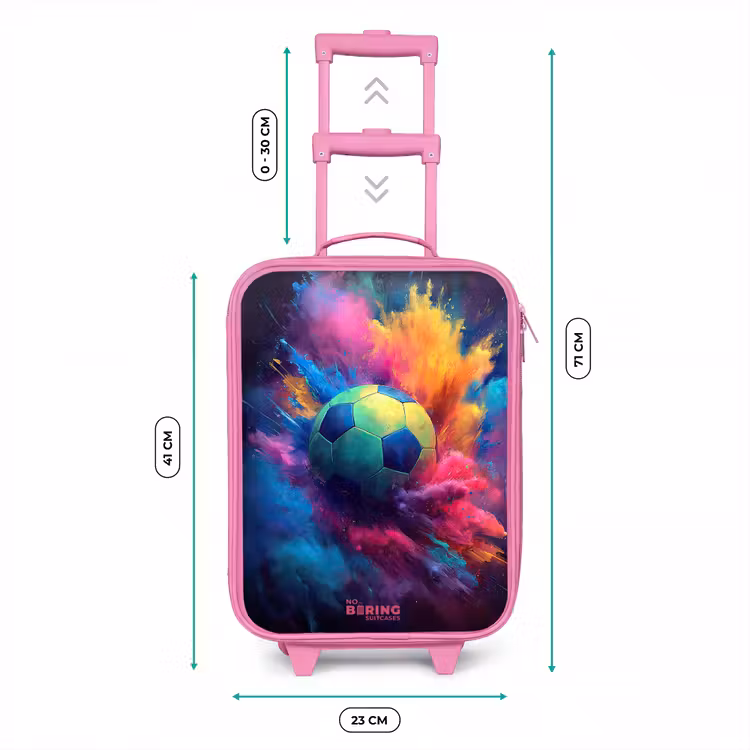 Kinderkoffer Rosa - Neon - Kugel - Farbenfroh — 7