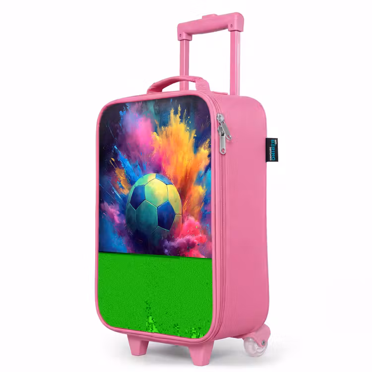 Kinderkoffer Rosa - Neon - Kugel - Farbenfroh — 8
