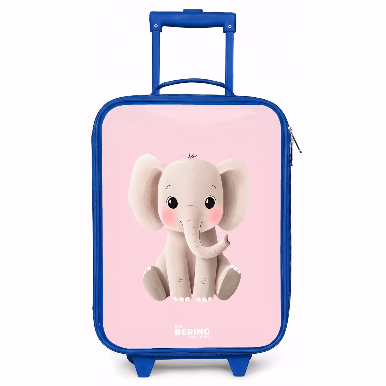 Kinderkoffer Blau - Elefant - Baby - Erröten - Illustration — 1