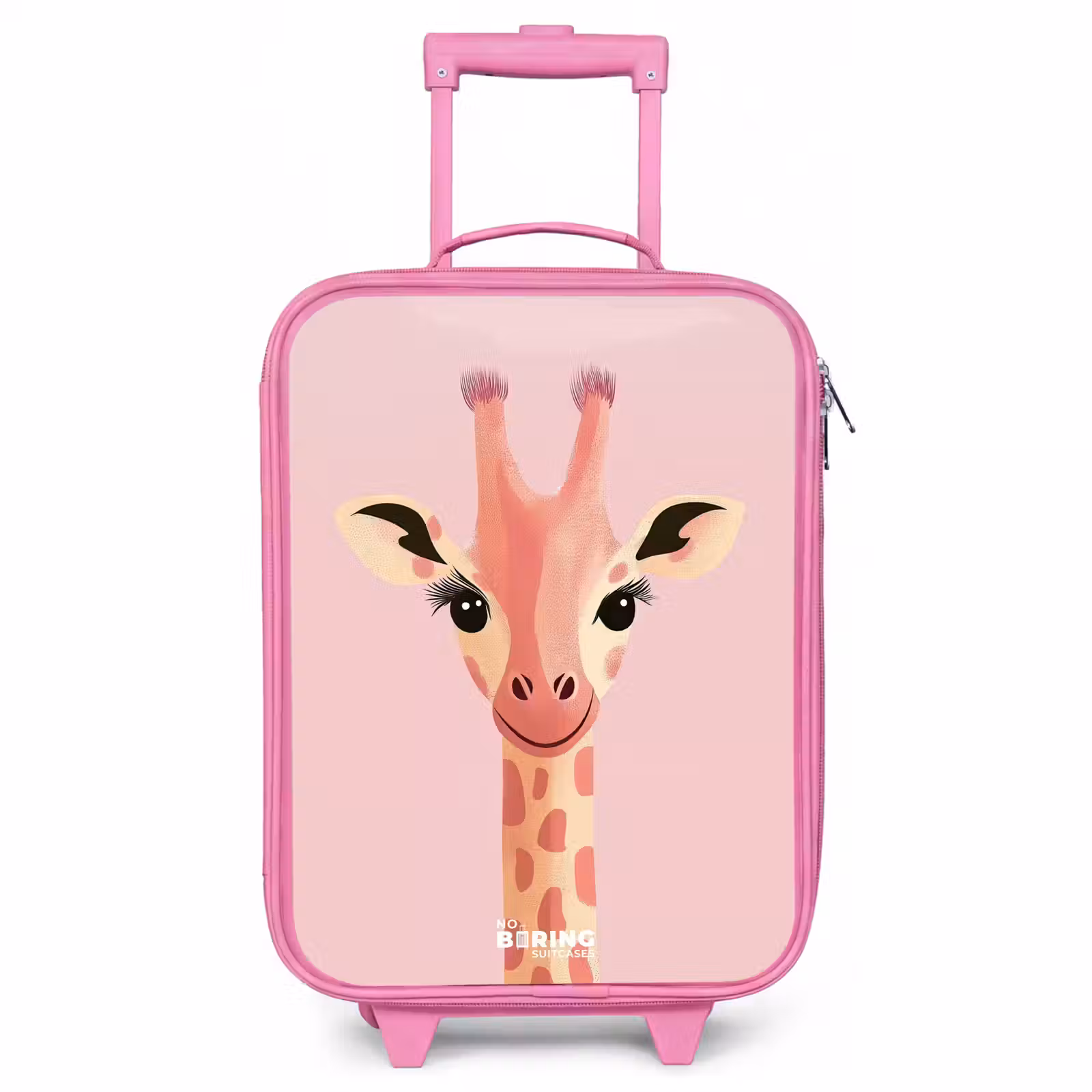 Kinderkoffer Rosa - Giraffe - Wimpern - Minimalistisch - Rosa — 1
