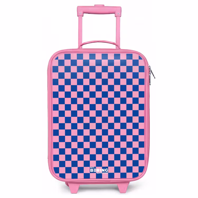 Kinderkoffer Rosa - Blöcke - Blau - Rosa — 1