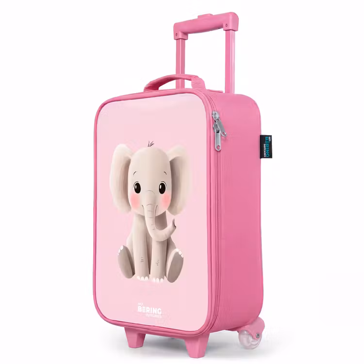 Kinderkoffer Rosa - Elefant - Baby - Erröten - Illustration — 8